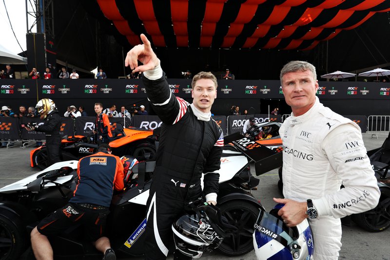 Josef Newgarden y David Coulthard