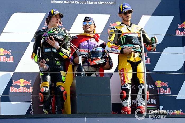 Marco Bezzecchi, VR46 Racing Team, Jorge Martín, Pramac Racing, Francesco Bagnaia, Ducati Team