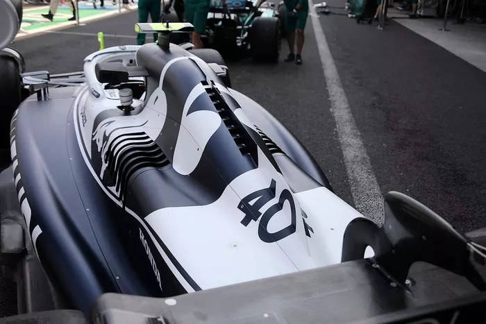 AlphaTauri AT03 engine cover cooling