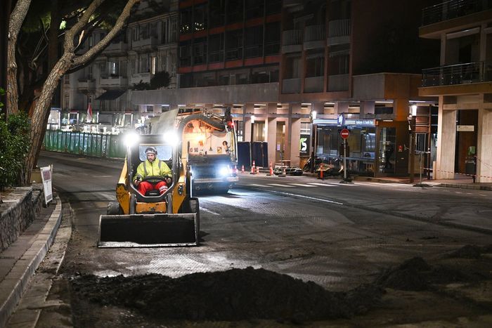 Préparatifs du Grand Prix de Monaco