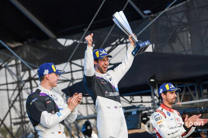 Podio: Alexander Sims, BMW I Andretti Motorsports, Maximilian Gunther, BMW I Andretti Motorsports, BMW iFE.20, Lucas Di Grassi, Audi Sport ABT Schaeffler, Audi e-tron FE