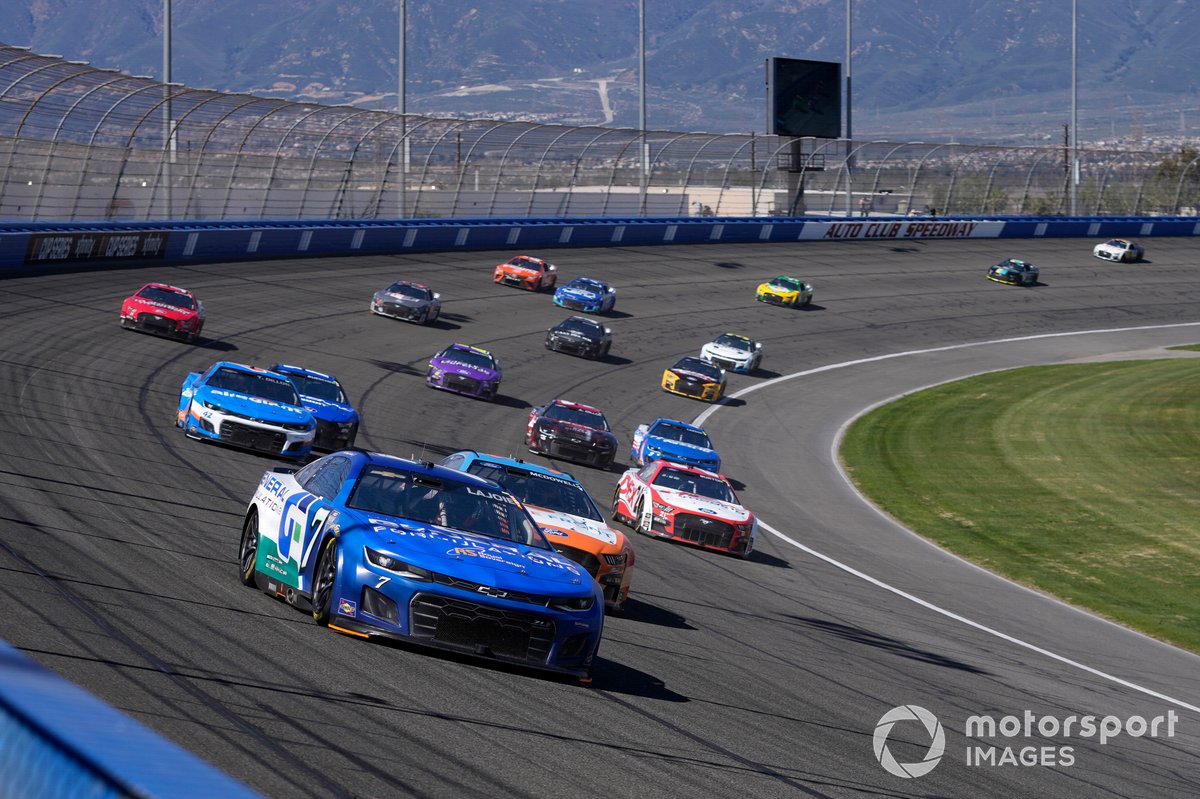 Auto Club Speedway Will Not Be Part Of 2024 NASCAR Schedule   Corey Lajoie Spire Motorsports 1 