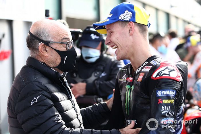 El campeón del mundo Fabio Quartararo, Yamaha Factory Racing