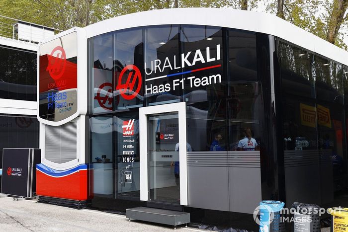 Motorhome de Haas F1
