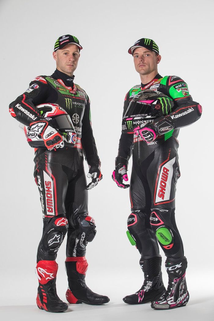 Jonathan Rea, Kawasaki Racing Team WorldSBK, 	Alex Lowes, Kawasaki Racing Team WorldSBK
