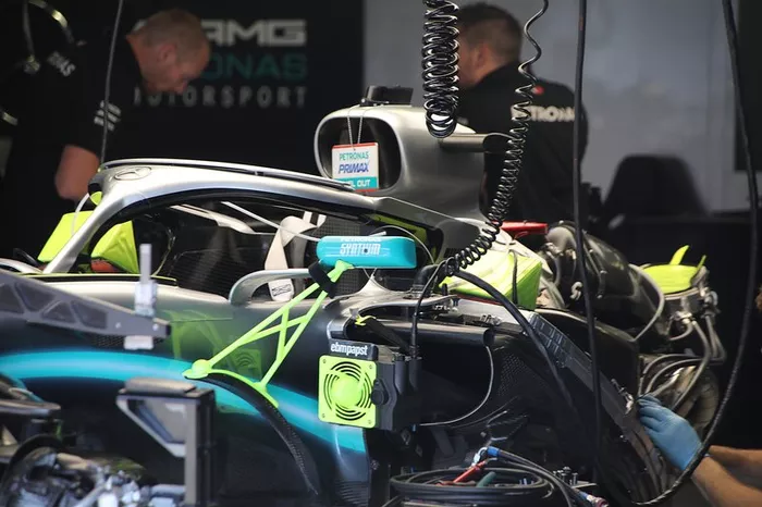 Motor del Mercedes AMG F1 W10