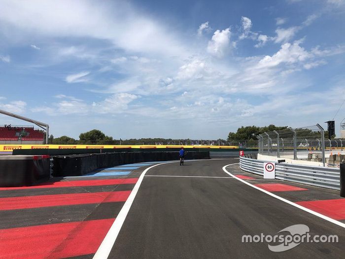 Detalle del pitlane de Paul Ricard