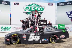 Race winner Ty Gibbs, Joe Gibbs Racing, Toyota Supra