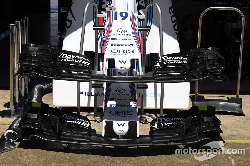 Williams FW40 nose and front wings