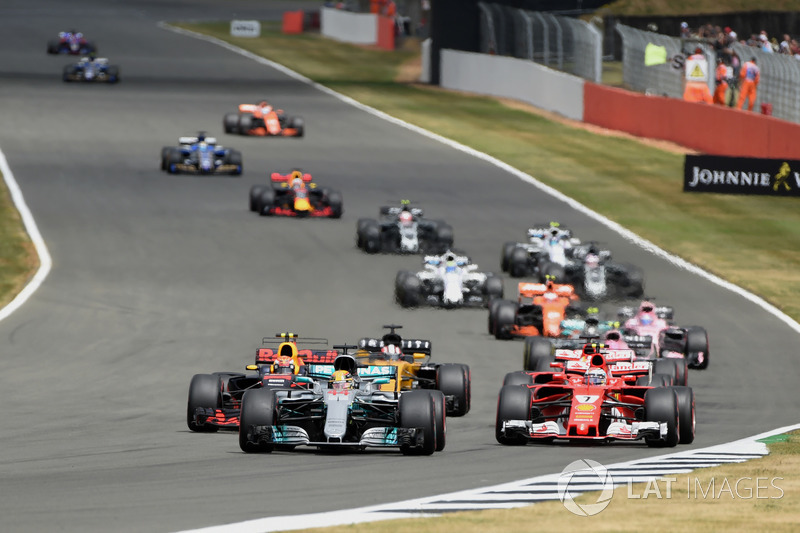 Arrancada Lewis Hamilton, Mercedes F1 W08