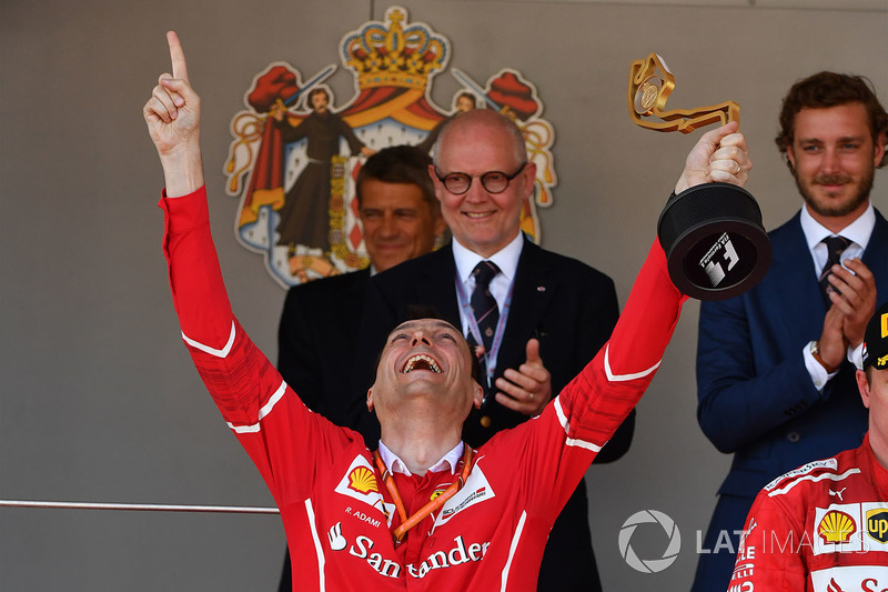 Riccardo Adami, Ferrari at GP de Mónaco Fórmula 1 Fotos