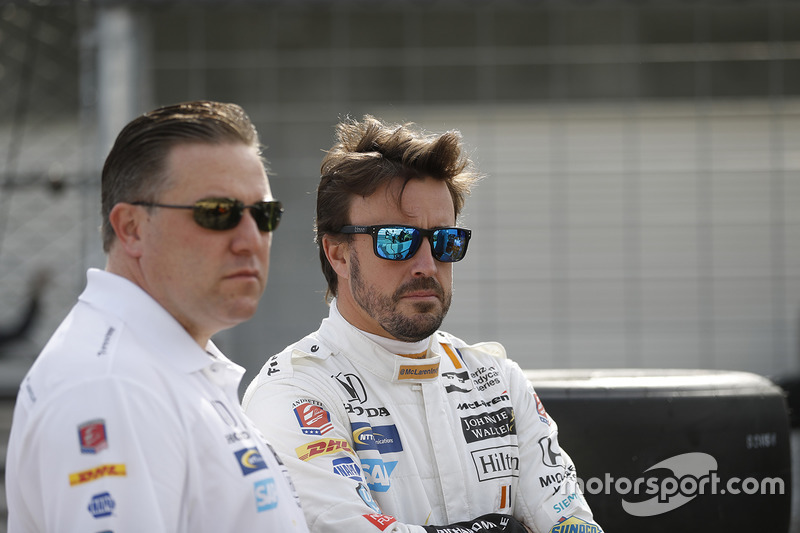 Zak Brown, CEO de McLaren, Fernando Alonso, Andretti Autosport Honda