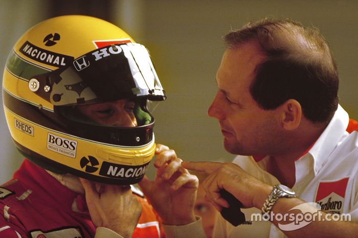 Ayrton Senna i Ron Dennis, McLaren-Honda