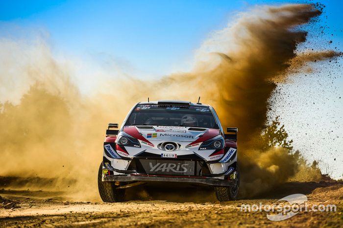 Ott Tanak, Martin Järveoja, Toyota Yaris WRC, Toyota Gazoo Racing