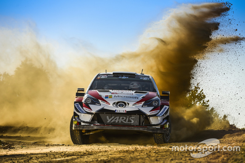 Отт Тянак и Мартин Ярвеоя, Toyota Yaris WRC
