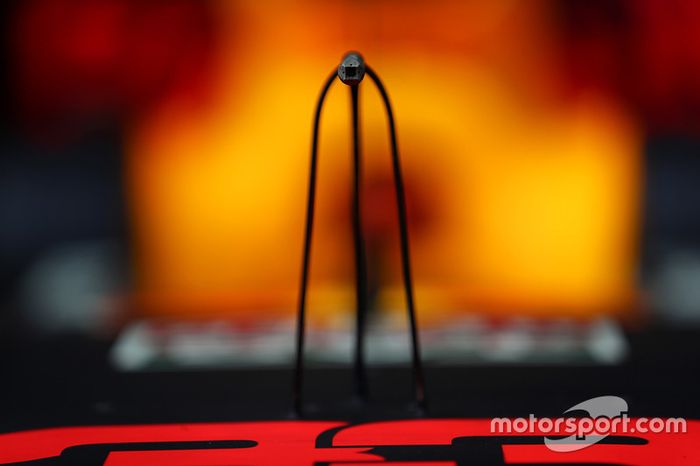 Detalle de la nariz de los Red Bull Racing RB13