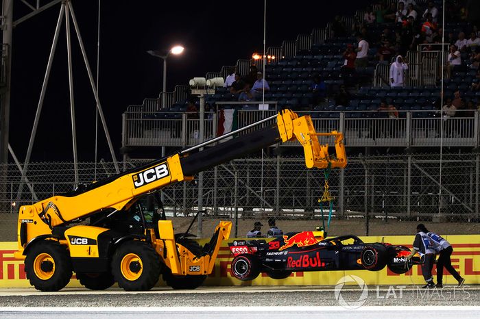 Accidente de Max Verstappen, Red Bull Racing RB14 Tag Heuer 