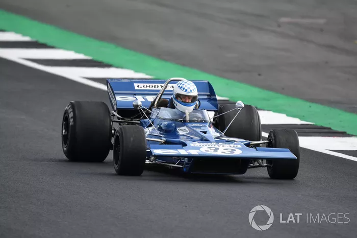 Tyrrell 005 en el desfile del 70º aniversario de Silverstone