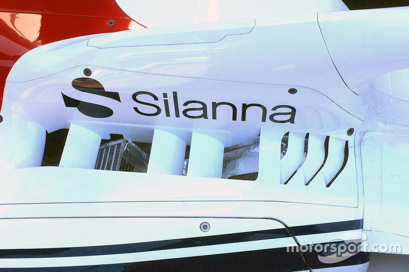 Sauber C37 detail