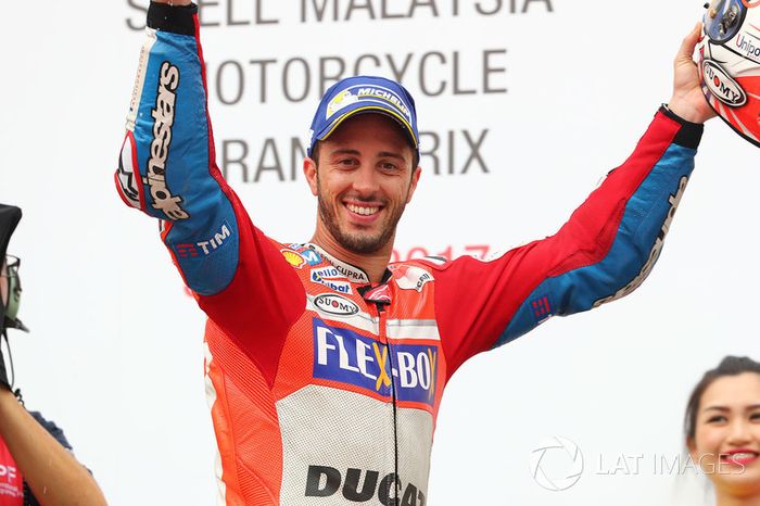 Ganador de la carrera Andrea Dovizioso, Ducati Team