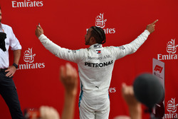 Race winner Lewis Hamilton, Mercedes-AMG F1 celebrates in parc ferme