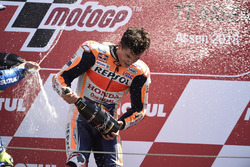 Podio: ganador de la carrera Marc Marquez, Repsol Honda Team