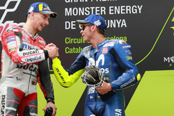Podium: Jorge Lorenzo, Ducati Team, Valentino Rossi, Yamaha Factory Racing
