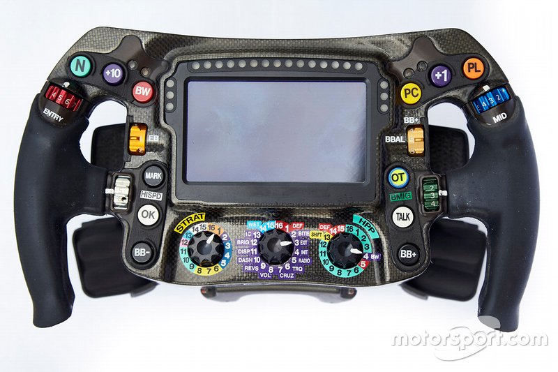 Mercedes AMG F1 W09 steering wheel