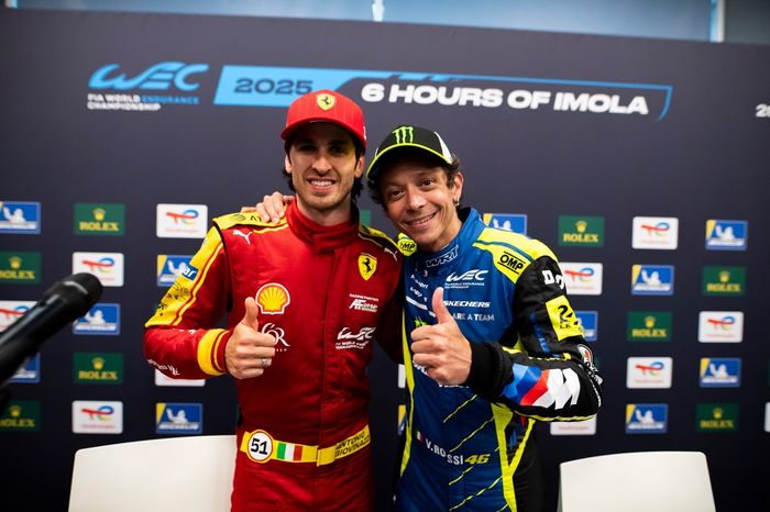 #51 Ferrari AF Corse Ferrari 499P: Antonio Giovinazzi, #46 Team WRT BMW M4 LMGT3: Valentino Rossi
