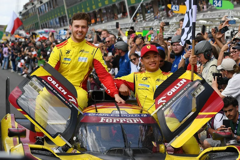 WInners #83 AF Corse Ferrari 499P : Robert Kubica, Yifei Ye, Philip Hanson