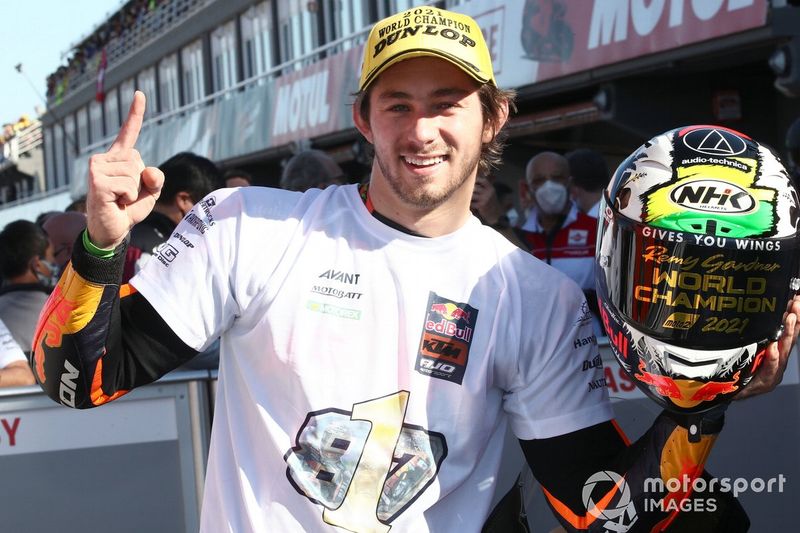 Campeón Mundial 2021 Remy Gardner, Red Bull KTM Ajo