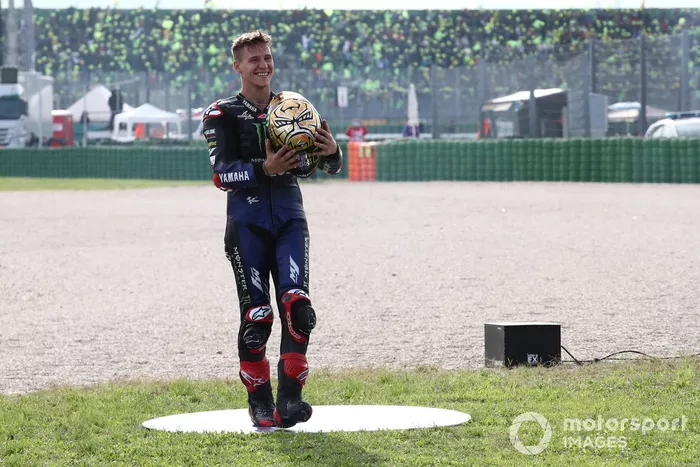 El campeón del mundo Fabio Quartararo, Yamaha Factory Racing