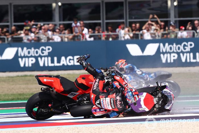 Accidente de Johann Zarco, Pramac Racing Michel Pirro Pol Espargaró, Repsol Honda Team