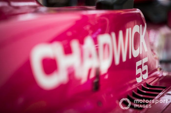 Detalle del coche de Jamie Chadwick 