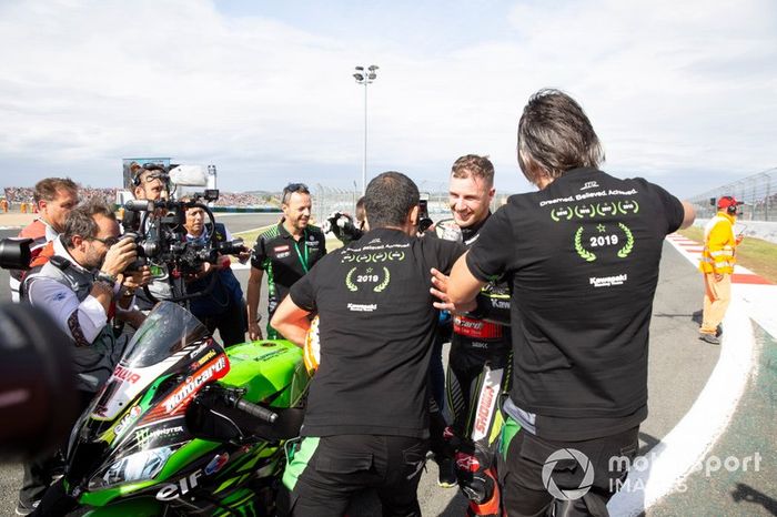 Jonathan Rea, Kawasaki Racing Team celebra su quinto título mundial