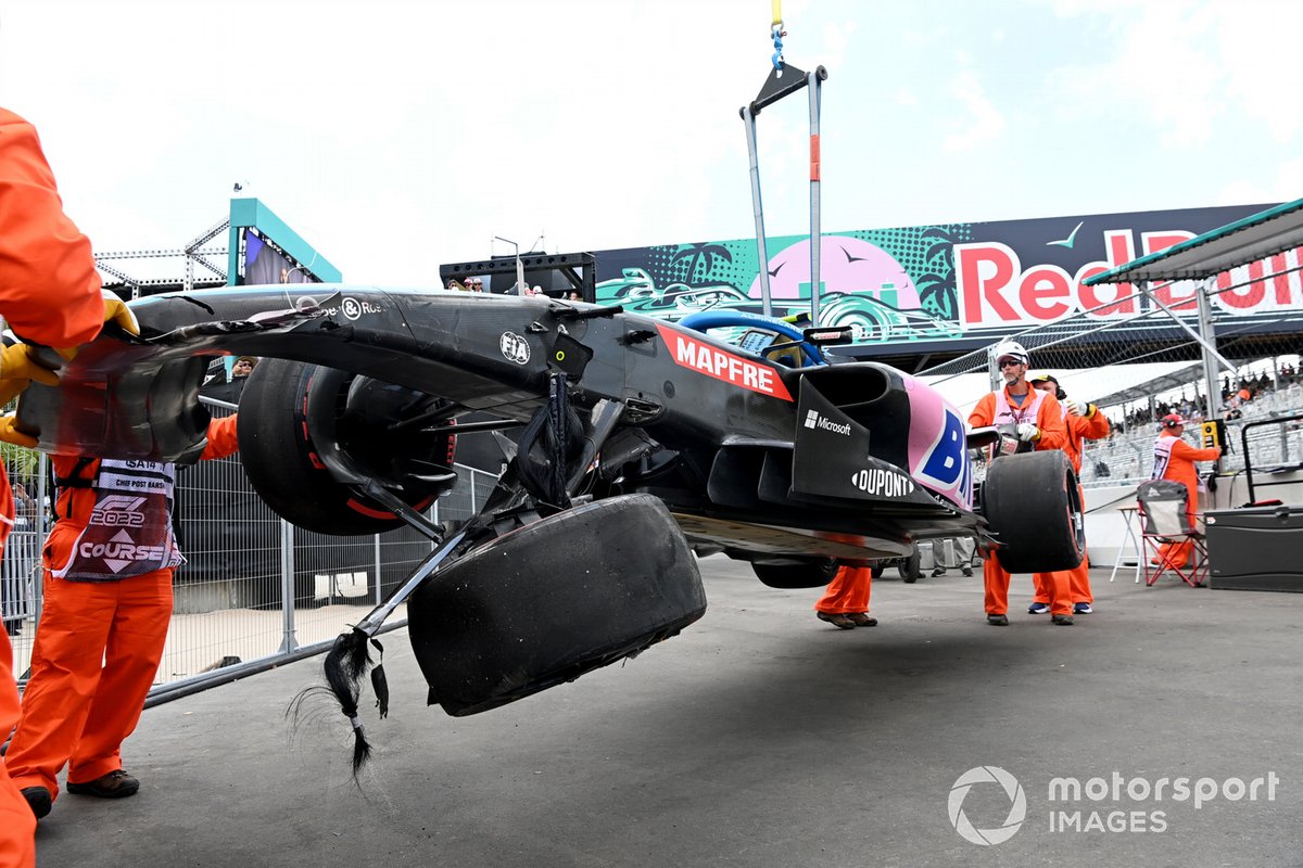 The Miami track was unforgiving for those who made mistakes, with Ocon forced to miss qualifying after his Saturday practice crash