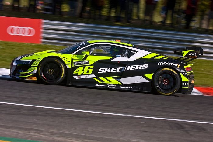 #46 Team WRT Audi R8 LMS evo II: Valentino Rossi, Frédéric Vervisch