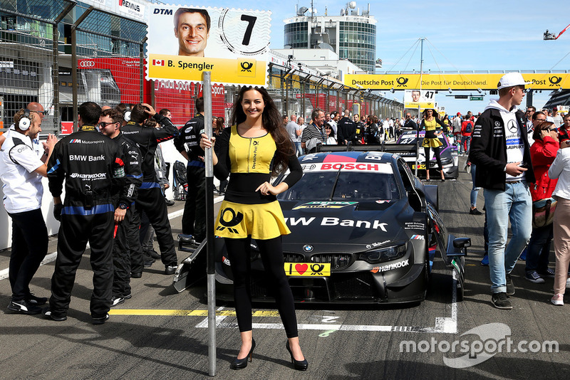 Grid girl of Bruno Spengler, BMW Team RBM