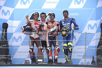 Podium: 1. Marc Marquez, 2. Andrea Dovizioso, 3. Andrea Iannone
