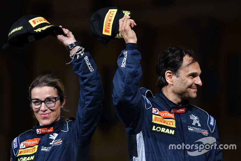 I Campioni 2018 Anna Andreussi e Paolo Andreucci, Peugeot Sport Italia