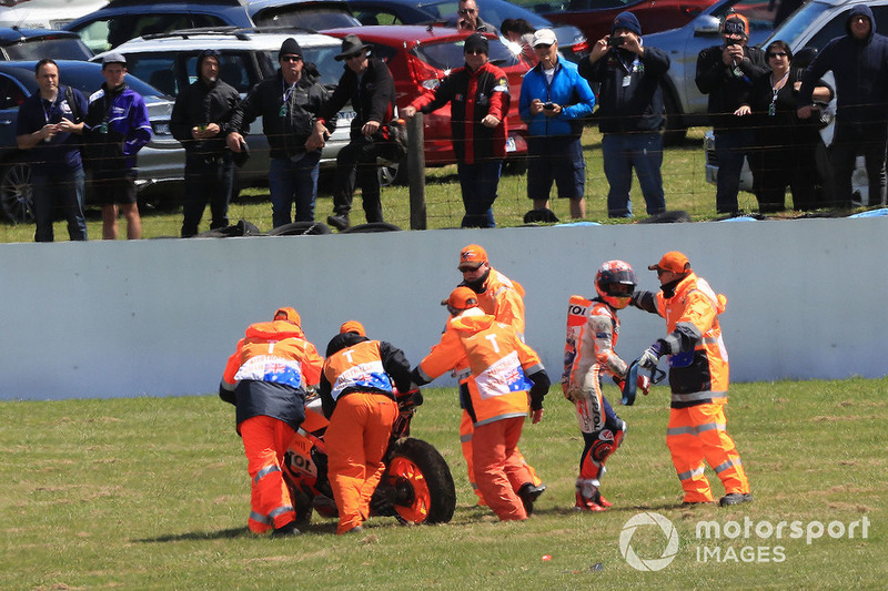 Marc Marquez, Repsol Honda Team crash