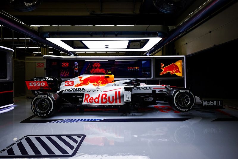 Red Bull Racing RB16B white livery 
