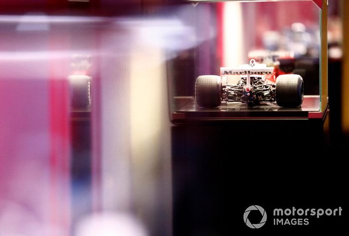 Modelos de coches en exposición