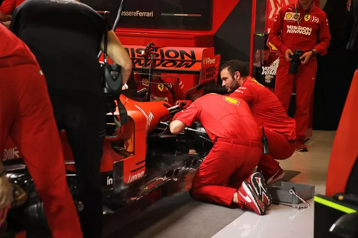 Ferrari SF90, dettaglio del fondo