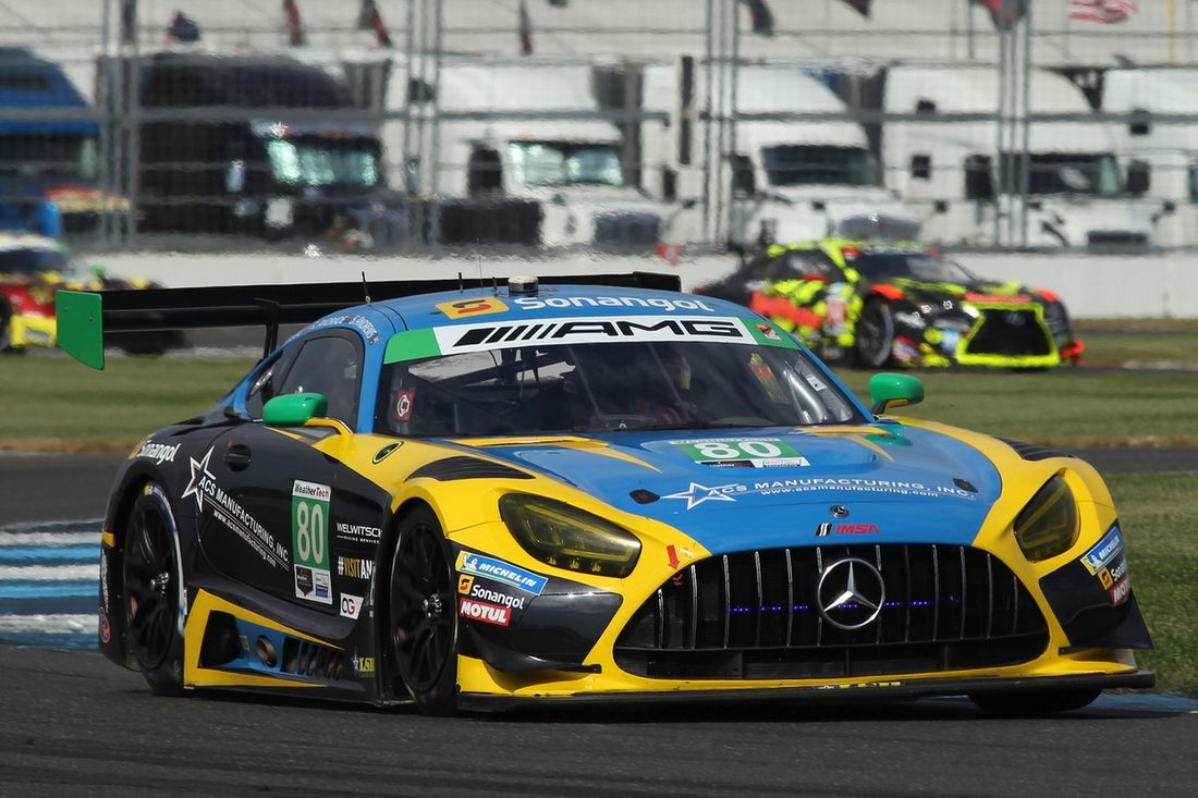 #80 Lone Star Racing Mercedes-AMG GT3: Salih Yoluc, Rui Pinto de Andrade, Scott Andrews