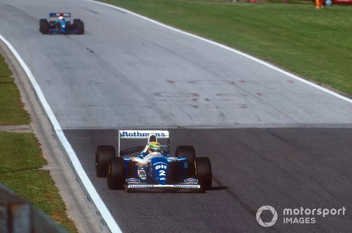 Ayrton Senna, Williams FW16 Renault, Roland Ratzenberger, Simtek S941 Ford