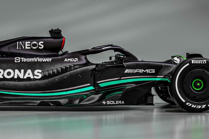 Mercedes W14 detalle