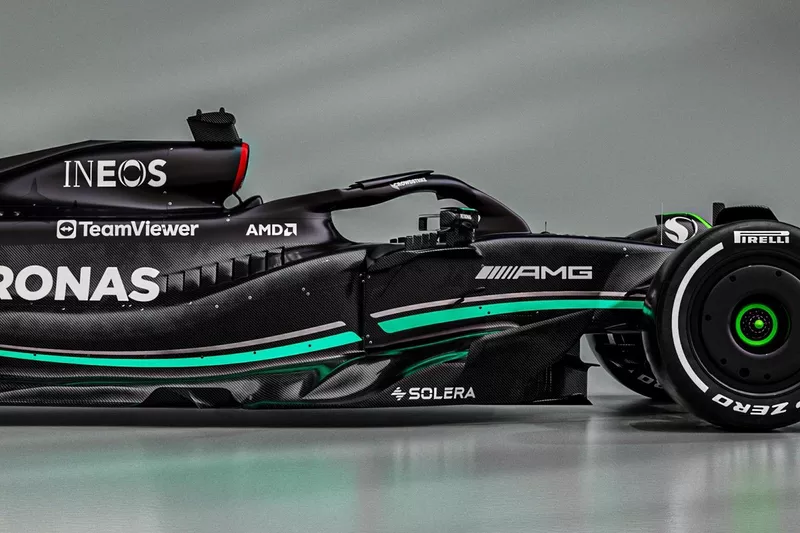 Mercedes W14 detail 