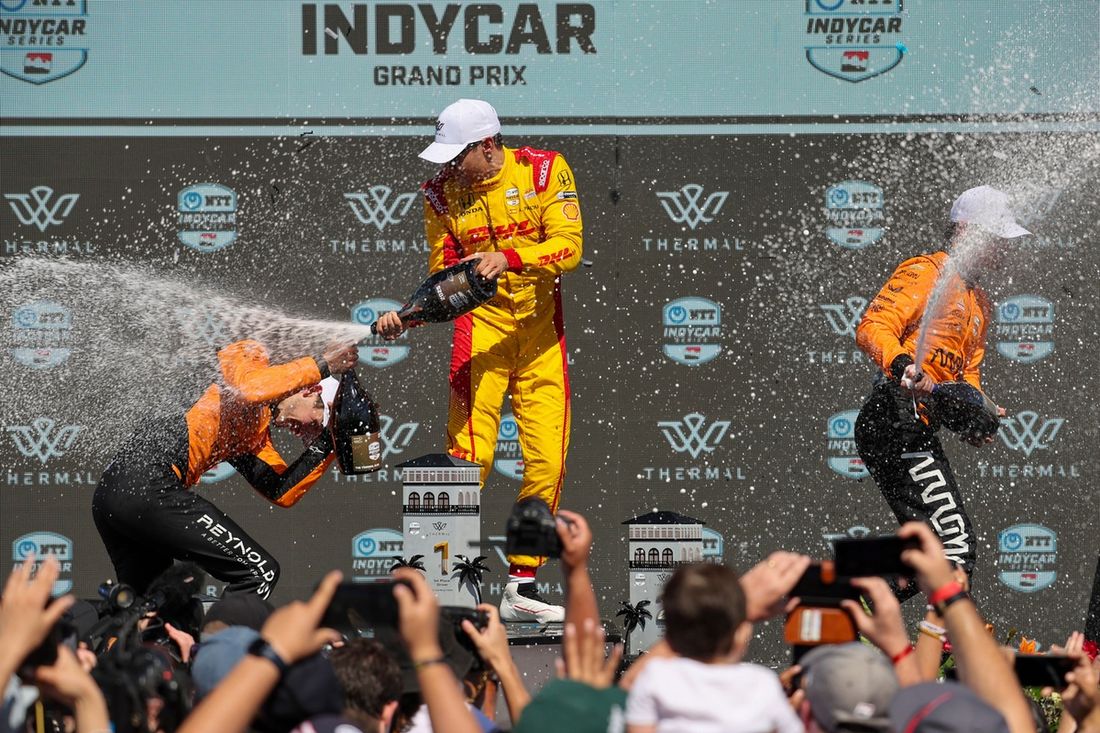 Christian Lundgaard, Arrow McLaren, Alex Palou, Chip Ganassi Racing, Patricio O'ward, Arrow McLaren