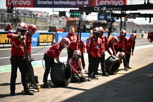 Members of team Ferrari